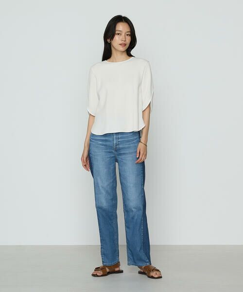 COMME CA PLATINUM S-SIZE / コムサ・プラチナ エスサイズ Tシャツ | 〔 Sサイズ 〕 ポコポコジャージー バックタックTシャツ | 詳細2