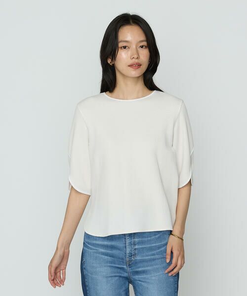 COMME CA PLATINUM S-SIZE / コムサ・プラチナ エスサイズ Tシャツ | 〔 Sサイズ 〕 ポコポコジャージー バックタックTシャツ | 詳細3