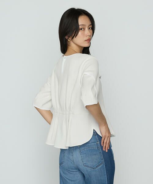 COMME CA PLATINUM S-SIZE / コムサ・プラチナ エスサイズ Tシャツ | 〔 Sサイズ 〕 ポコポコジャージー バックタックTシャツ | 詳細4