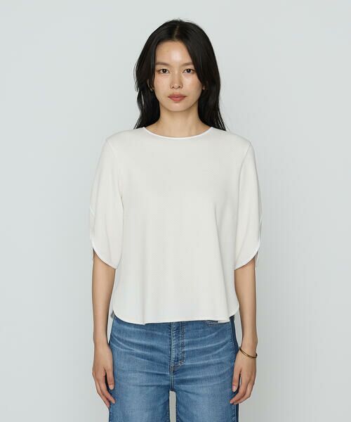 COMME CA PLATINUM S-SIZE / コムサ・プラチナ エスサイズ Tシャツ | 〔 Sサイズ 〕 ポコポコジャージー バックタックTシャツ | 詳細5