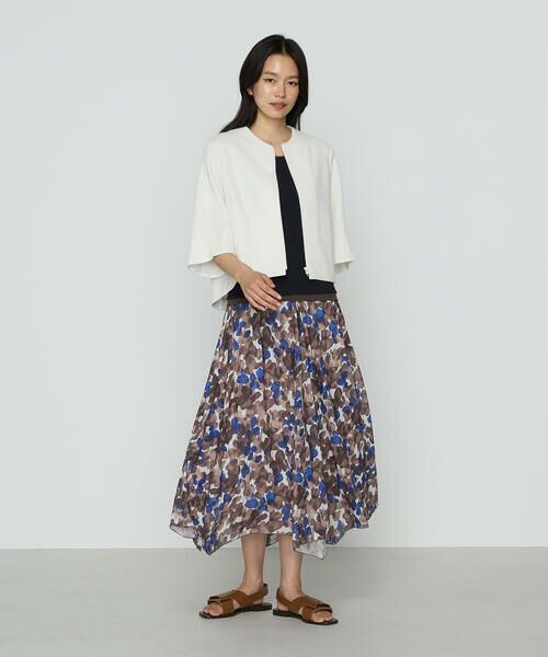 COMME CA PLATINUM S-SIZE / コムサ・プラチナ エスサイズ ブルゾン | 〔 Sサイズ 〕 ポコポコジャージー カーデブルゾン | 詳細1