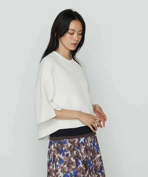 COMME CA PLATINUM S-SIZE / コムサ・プラチナ エスサイズ ブルゾン | 〔 Sサイズ 〕 ポコポコジャージー カーデブルゾン | 詳細5