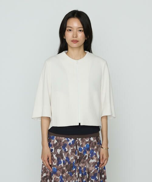 COMME CA PLATINUM S-SIZE / コムサ・プラチナ エスサイズ ブルゾン | 〔 Sサイズ 〕 ポコポコジャージー カーデブルゾン | 詳細6