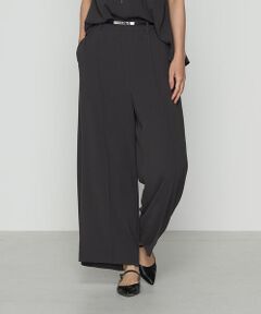 COMME CA PLATINUM S-SIZE / コムサ・プラチナ エスサイズ その他パンツ | 〔 Sサイズ 〕 バックサテンジョーゼット クロップドワイドパンツ