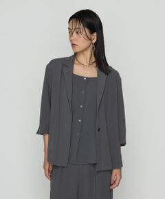 COMME CA PLATINUM S-SIZE / コムサ・プラチナ エスサイズ セットアップ | 〔 Sサイズ 〕 【セットアップ対応】ストレッチからみ ジャケット