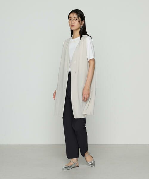 COMME CA PLATINUM S-SIZE / コムサ・プラチナ エスサイズ ベスト | 〔 Sサイズ 〕 【セットアップ対応】ストレッチからみ ジレ | 詳細15