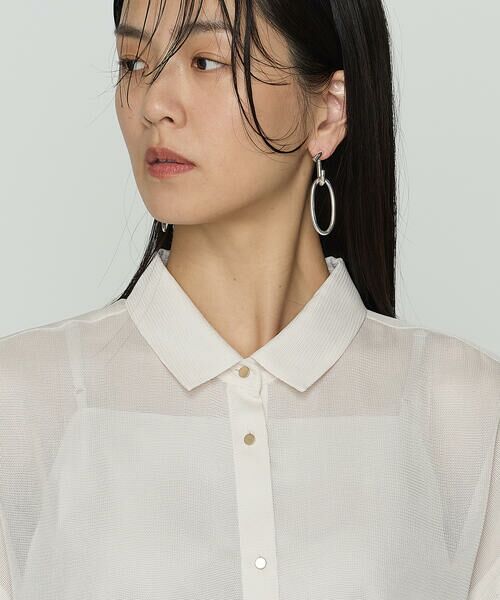 COMME CA PLATINUM S-SIZE / コムサ・プラチナ エスサイズ シャツ・ブラウス | 〔 Sサイズ 〕 ドライカラミ／クリアスムース シャツ | 詳細10