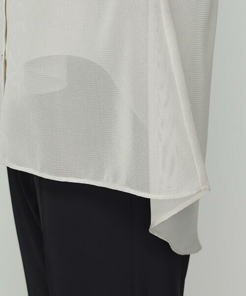 COMME CA PLATINUM S-SIZE / コムサ・プラチナ エスサイズ シャツ・ブラウス | 〔 Sサイズ 〕 ドライカラミ／クリアスムース シャツ | 詳細12
