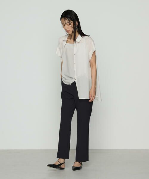 COMME CA PLATINUM S-SIZE / コムサ・プラチナ エスサイズ シャツ・ブラウス | 〔 Sサイズ 〕 ドライカラミ／クリアスムース シャツ | 詳細2