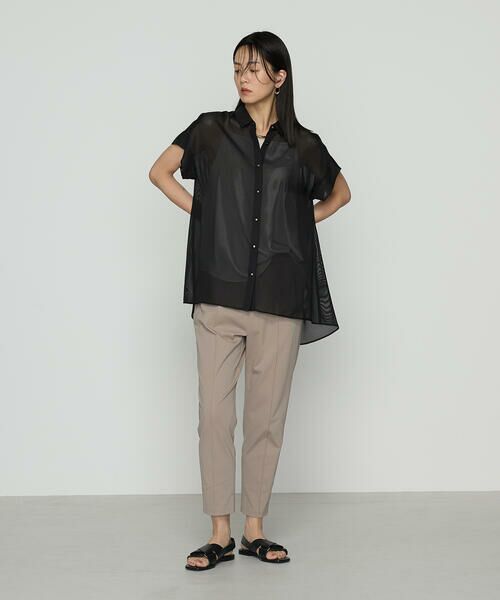 COMME CA PLATINUM S-SIZE / コムサ・プラチナ エスサイズ シャツ・ブラウス | 〔 Sサイズ 〕 ドライカラミ／クリアスムース シャツ | 詳細15