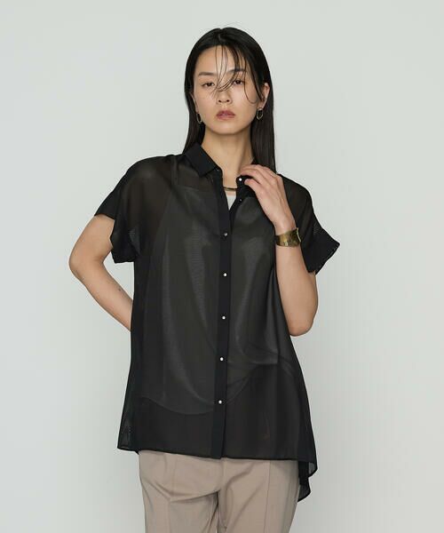 COMME CA PLATINUM S-SIZE / コムサ・プラチナ エスサイズ シャツ・ブラウス | 〔 Sサイズ 〕 ドライカラミ／クリアスムース シャツ | 詳細16