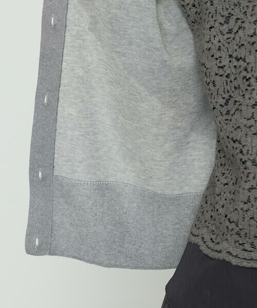 COMME CA PLATINUM S-SIZE / コムサ・プラチナ エスサイズ カーディガン・ボレロ | 〔 Sサイズ 〕 二重編みラメニット カーディガン | 詳細3