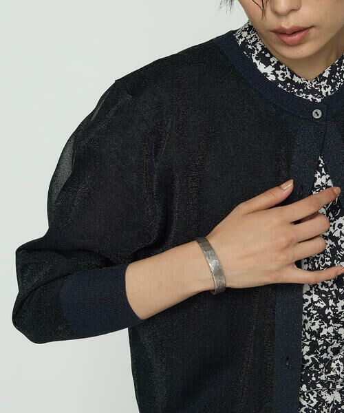 COMME CA PLATINUM S-SIZE / コムサ・プラチナ エスサイズ カーディガン・ボレロ | 〔 Sサイズ 〕 二重編みラメニット カーディガン | 詳細12