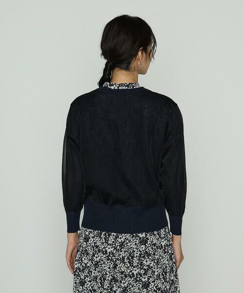 COMME CA PLATINUM S-SIZE / コムサ・プラチナ エスサイズ カーディガン・ボレロ | 〔 Sサイズ 〕 二重編みラメニット カーディガン | 詳細10