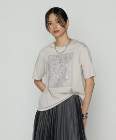COMME CA PLATINUM S-SIZE / コムサ・プラチナ エスサイズ Tシャツ | 〔 Sサイズ 〕 シルキースムース Tシャツ