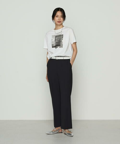 COMME CA PLATINUM S-SIZE / コムサ・プラチナ エスサイズ Tシャツ | 〔 Sサイズ 〕 スーピマコットンポンチ フォトTシャツ | 詳細1