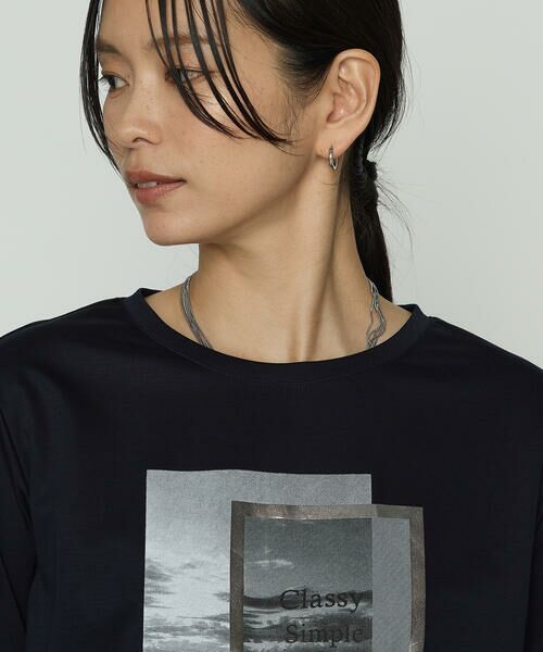 COMME CA PLATINUM S-SIZE / コムサ・プラチナ エスサイズ Tシャツ | 〔 Sサイズ 〕 スーピマコットンポンチ フォトTシャツ | 詳細20