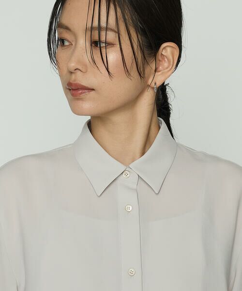 COMME CA PLATINUM S-SIZE / コムサ・プラチナ エスサイズ シャツ・ブラウス | 〔 Sサイズ 〕 サラトリツイル シャツ＋キャミソール | 詳細20