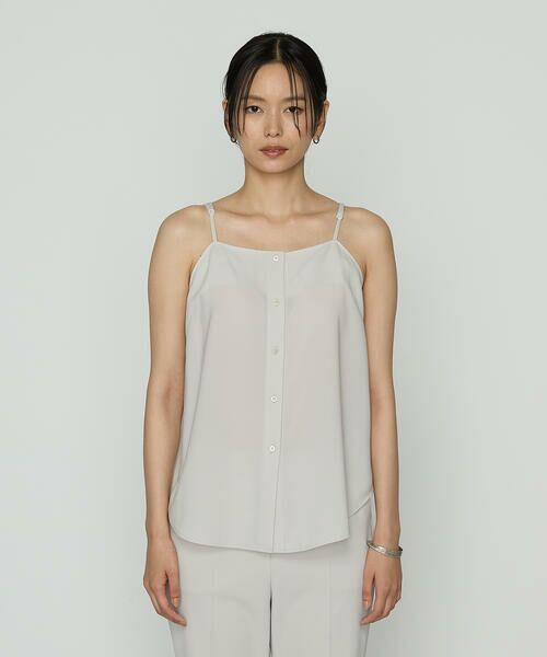 COMME CA PLATINUM S-SIZE / コムサ・プラチナ エスサイズ シャツ・ブラウス | 〔 Sサイズ 〕 サラトリツイル シャツ＋キャミソール | 詳細23