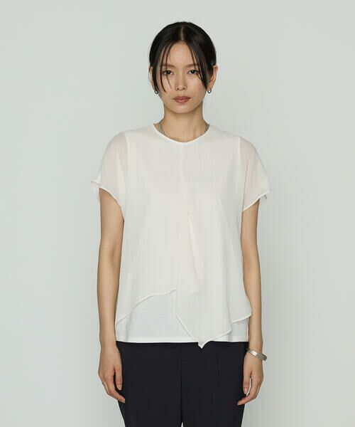 COMME CA PLATINUM S-SIZE / コムサ・プラチナ エスサイズ シャツ・ブラウス | 〔 Sサイズ 〕 リライムジョーゼット ブラウス | 詳細4
