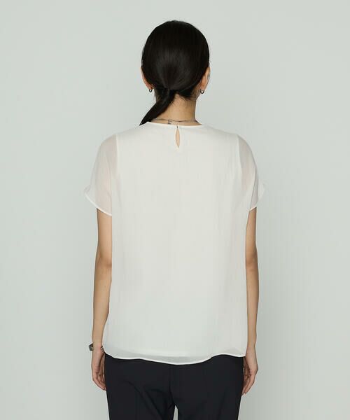 COMME CA PLATINUM S-SIZE / コムサ・プラチナ エスサイズ シャツ・ブラウス | 〔 Sサイズ 〕 リライムジョーゼット ブラウス | 詳細6