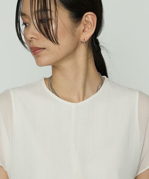 COMME CA PLATINUM S-SIZE / コムサ・プラチナ エスサイズ シャツ・ブラウス | 〔 Sサイズ 〕 リライムジョーゼット ブラウス | 詳細7