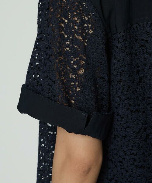 COMME CA PLATINUM S-SIZE / コムサ・プラチナ エスサイズ シャツ・ブラウス | 〔 Sサイズ 〕 リネンコードレース シャツブラウス | 詳細12