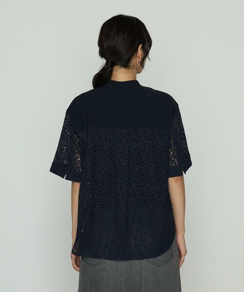 COMME CA PLATINUM S-SIZE / コムサ・プラチナ エスサイズ シャツ・ブラウス | 〔 Sサイズ 〕 リネンコードレース シャツブラウス | 詳細9