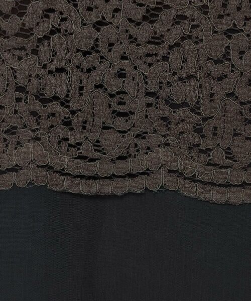 COMME CA PLATINUM S-SIZE / コムサ・プラチナ エスサイズ シャツ・ブラウス | 〔 Sサイズ 〕 リネンコードレース レイヤード風ブラウス | 詳細6