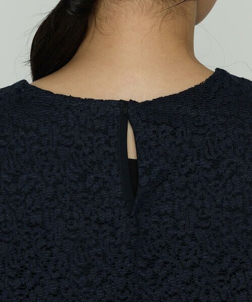 COMME CA PLATINUM S-SIZE / コムサ・プラチナ エスサイズ シャツ・ブラウス | 〔 Sサイズ 〕 リネンコードレース レイヤード風ブラウス | 詳細15