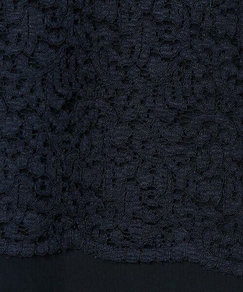 COMME CA PLATINUM S-SIZE / コムサ・プラチナ エスサイズ シャツ・ブラウス | 〔 Sサイズ 〕 リネンコードレース レイヤード風ブラウス | 詳細18