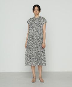 COMME CA PLATINUM S-SIZE / コムサ・プラチナ エスサイズ ロング・マキシ丈ワンピース | 〔 Sサイズ 〕 キュプラコットンフラワープリント ドレス