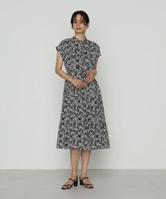 COMME CA PLATINUM S-SIZE / コムサ・プラチナ エスサイズ ロング・マキシ丈ワンピース | 〔 Sサイズ 〕 キュプラコットンフラワープリント ドレス