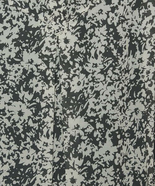 COMME CA PLATINUM S-SIZE / コムサ・プラチナ エスサイズ ロング・マキシ丈ワンピース | 〔 Sサイズ 〕 キュプラコットンフラワープリント ドレス | 詳細3