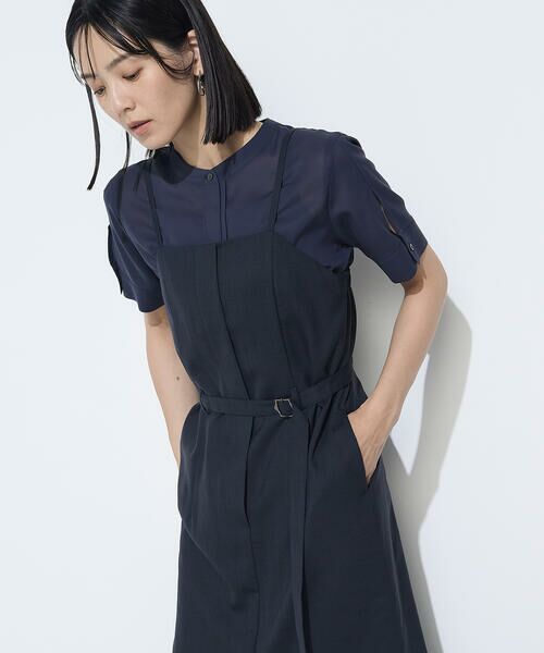 COMME CA PLATINUM S-SIZE / コムサ・プラチナ エスサイズ ロング・マキシ丈ワンピース | 〔 Sサイズ 〕 T/W平ボイル ワンピース | 詳細13