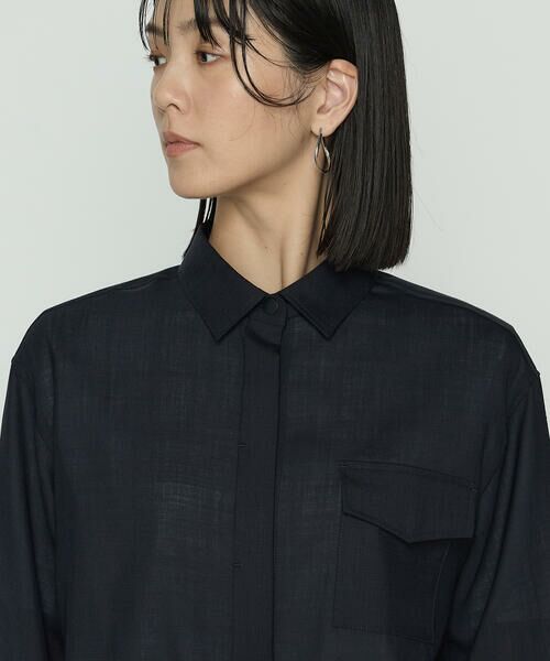 COMME CA PLATINUM S-SIZE / コムサ・プラチナ エスサイズ その他アウター | 〔 Sサイズ 〕 T/W平ボイル シャツジャケット | 詳細10