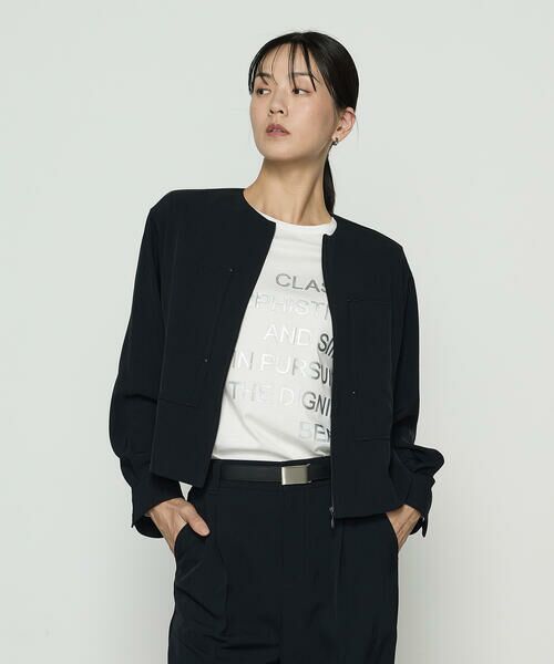 COMME CA PLATINUM S-SIZE / コムサ・プラチナ エスサイズ ブルゾン | 〔 Sサイズ 〕 トリアセビンテージツイル ブルゾン | 詳細2