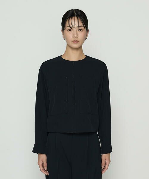 COMME CA PLATINUM S-SIZE / コムサ・プラチナ エスサイズ ブルゾン | 〔 Sサイズ 〕 トリアセビンテージツイル ブルゾン | 詳細3