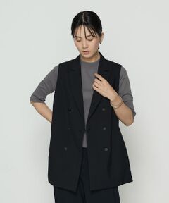 COMME CA PLATINUM S-SIZE / コムサ・プラチナ エスサイズ ベスト | 〔 Sサイズ 〕 ネオストレッチトロ ジレ