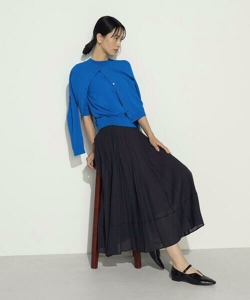 COMME CA PLATINUM S-SIZE / コムサ・プラチナ エスサイズ カーディガン・ボレロ | 〔 Sサイズ 〕 コットンダルストレッチ ケーブルカーディガン | 詳細16