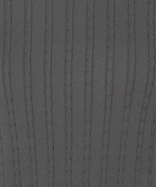 COMME CA PLATINUM S-SIZE / コムサ・プラチナ エスサイズ ニット・セーター | 〔 Sサイズ 〕 コットンダルストレッチ ケーブルプルオーバー | 詳細3