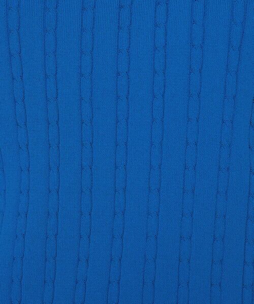COMME CA PLATINUM S-SIZE / コムサ・プラチナ エスサイズ ニット・セーター | 〔 Sサイズ 〕 コットンダルストレッチ ケーブルプルオーバー | 詳細15