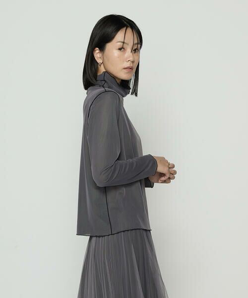 COMME CA PLATINUM S-SIZE / コムサ・プラチナ エスサイズ カットソー | 〔 Sサイズ 〕【リバーシブル】ソフトチュール プルオーバー | 詳細4