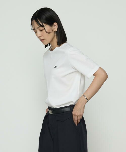 COMME CA PLATINUM S-SIZE / コムサ・プラチナ エスサイズ Tシャツ | 〔 Sサイズ 〕 スーピマコットンポンチ ワッペンTシャツ | 詳細1