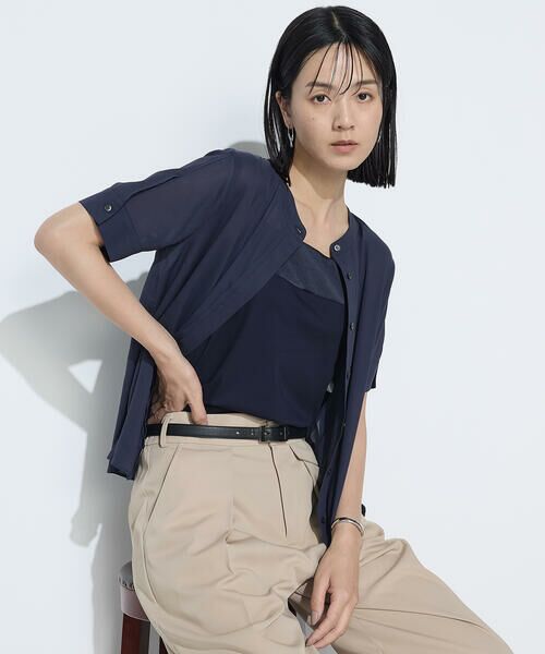 COMME CA PLATINUM S-SIZE / コムサ・プラチナ エスサイズ シャツ・ブラウス | 〔 Sサイズ 〕 ドライシアーツイル シャツブラウス | 詳細20