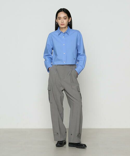 COMME CA PLATINUM S-SIZE / コムサ・プラチナ エスサイズ シャツ・ブラウス | 〔 Sサイズ 〕 ストライプタイプライター／バルキーオックスフォード シャツ | 詳細15