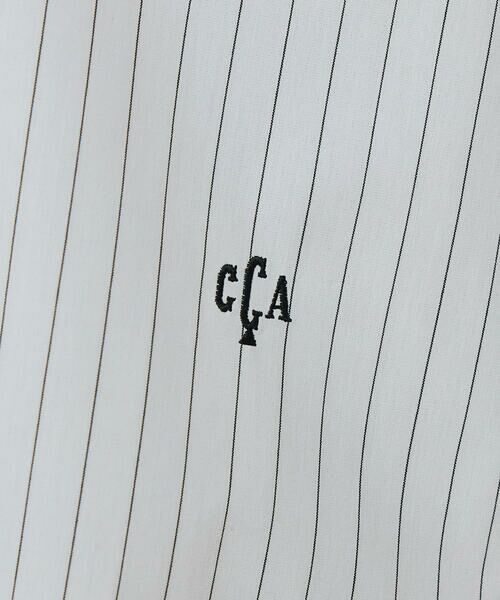 COMME CA PLATINUM S-SIZE / コムサ・プラチナ エスサイズ シャツ・ブラウス | 〔 Sサイズ 〕 ストライプタイプライター／バルキーオックスフォード クロップドシャツ | 詳細13