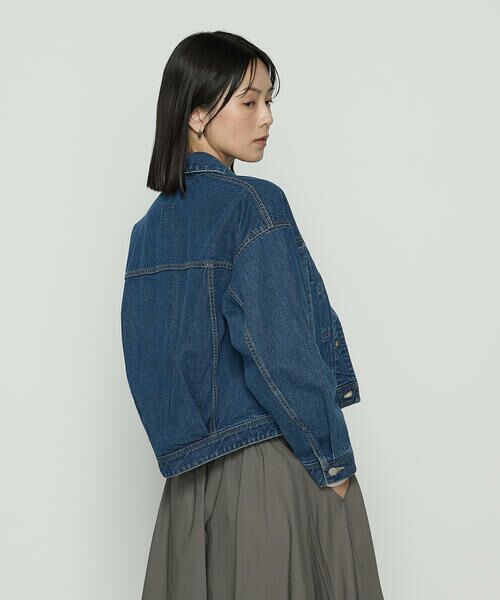 COMME CA PLATINUM S-SIZE / コムサ・プラチナ エスサイズ Gジャン・デニムジャケット | 〔 Sサイズ 〕10.5オンス空紡デニム フェイクファー襟付きデニムジャケット | 詳細29