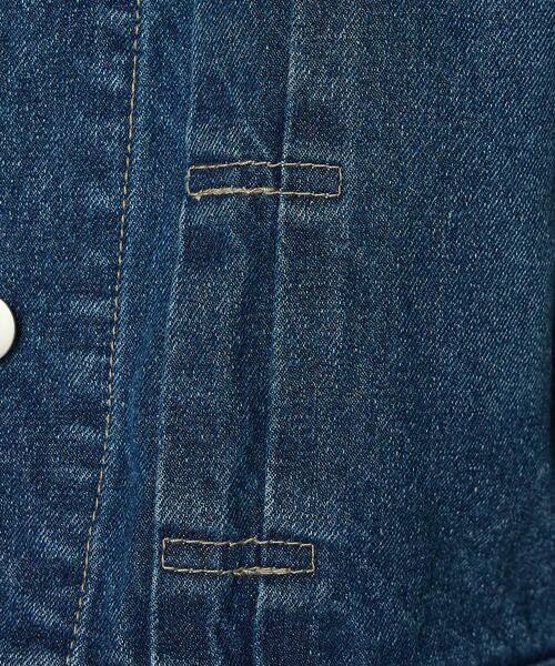 COMME CA PLATINUM S-SIZE / コムサ・プラチナ エスサイズ Gジャン・デニムジャケット | 〔 Sサイズ 〕10.5オンス空紡デニム フェイクファー襟付きデニムジャケット | 詳細30