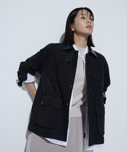 COMME CA PLATINUM S-SIZE / コムサ・プラチナ エスサイズ その他アウター | 〔 Sサイズ 〕 ストレッチスエード調 ブルゾン | 詳細6